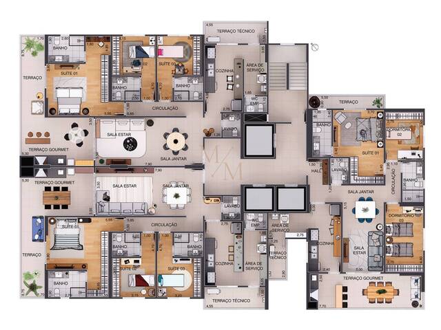 Apartamento para Venda em Santos - 3