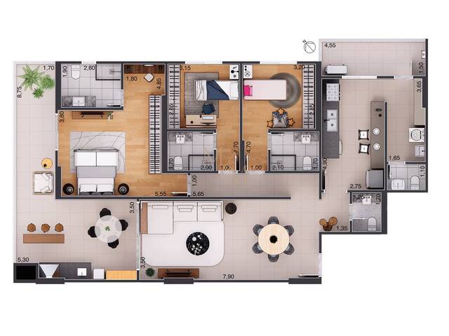 Apartamento para Venda em Santos - 4