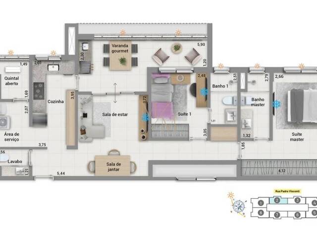 Apartamento para Venda em Santos - 4