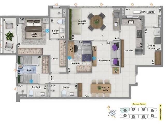 Apartamento para Venda em Santos - 5