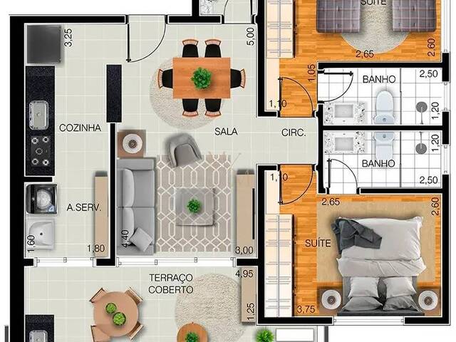 Apartamento para Venda em Santos - 3