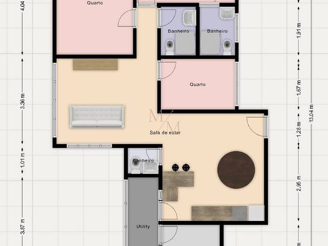 #848 - Apartamento para Venda em Santos - SP